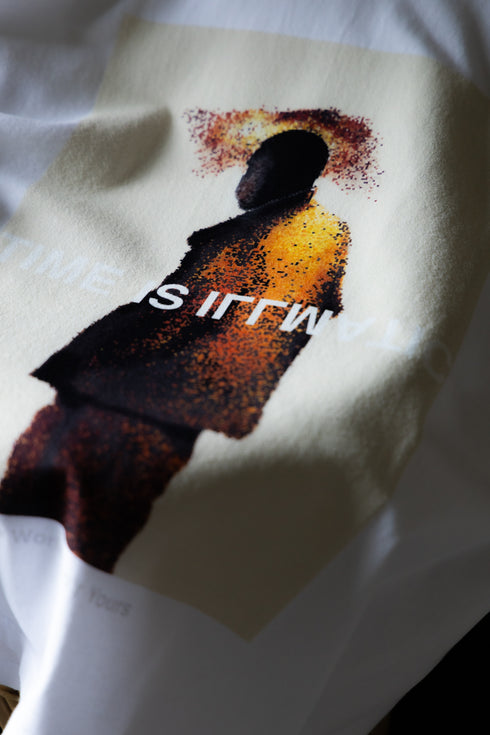 【TAUPE】"TIME IS ILLMATIC TEE"